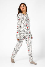 BONITA DE MAS - פיג'מה סנופי לעולם לא אינטרלוק בצבע לבן - MASHBIR//365