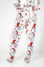 BONITA DE MAS - פיג'מה סנופי כוכבים אינטרלוק בצבע שמנת - MASHBIR//365