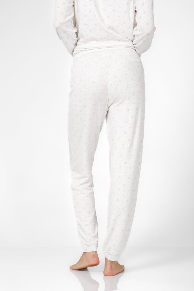 DELTA - פיג'מת פרנץ טרי דמבו פרחוני בצבע שמנת - MASHBIR//365