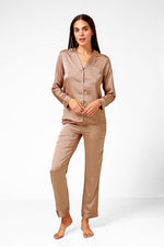 KENNETH COLE - פיג'מת סאטן ורוד עתיק - MASHBIR//365