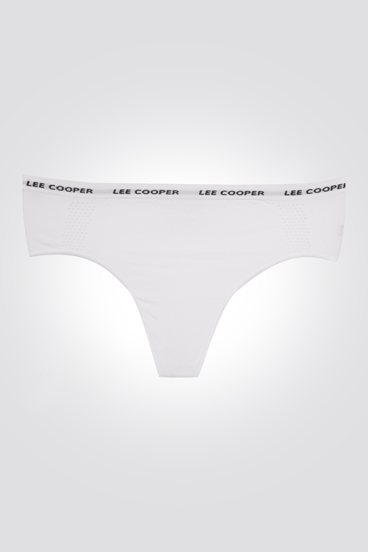 LEE COOPER - פיל קול תחתוני חוטיני היפסטרינג בצבע לבן - MASHBIR//365