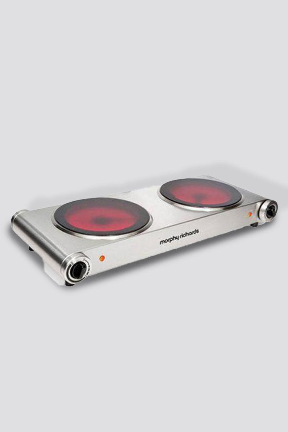 Morphy Richards - פלטת בישול זכוכית כפולה - MASHBIR//365