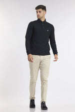 NAUTICA - פולו שחורה לוגו רקום - MASHBIR//365