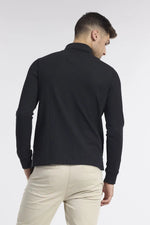 NAUTICA - פולו שחורה לוגו רקום - MASHBIR//365