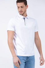 NAUTICA - פולו SLIM FIT מנדף זיעה בצבע לבן - MASHBIR//365