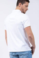 NAUTICA - פולו SLIM FIT מנדף זיעה בצבע לבן - MASHBIR//365