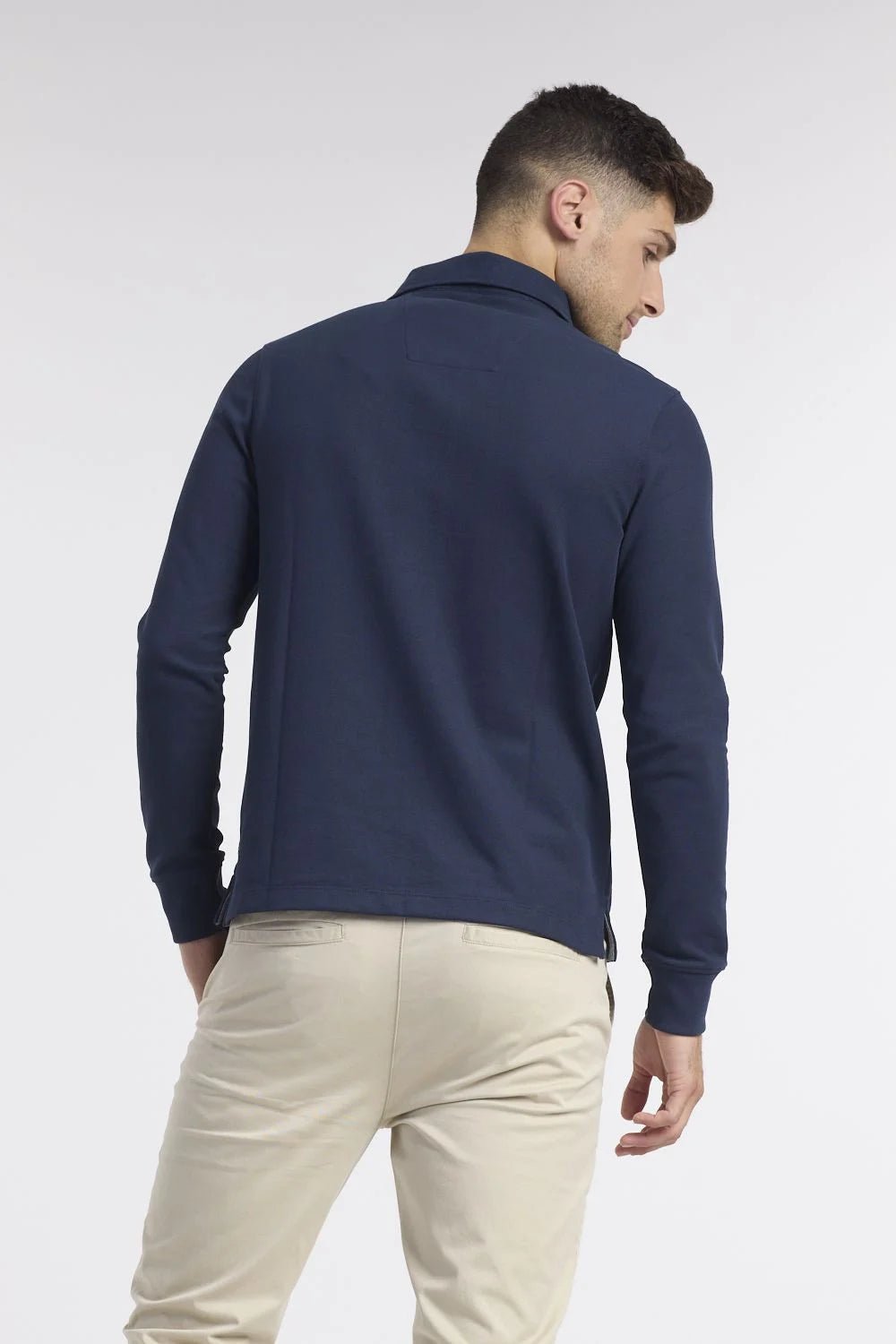 NAUTICA - פולו כחול נייבי לוגו רקום - MASHBIR//365