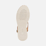 סנדל לנשים SMO.LEA+WOV.TEXT בצבע קאמל - MASHBIR//365