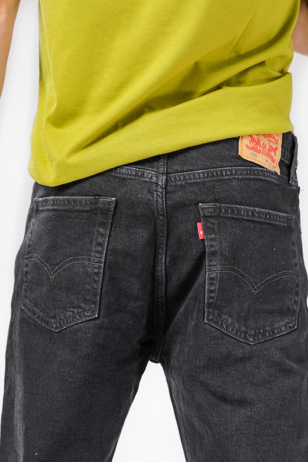 LEVI'S - ג'ינס 505 Regular בצבע שחור - MASHBIR//365