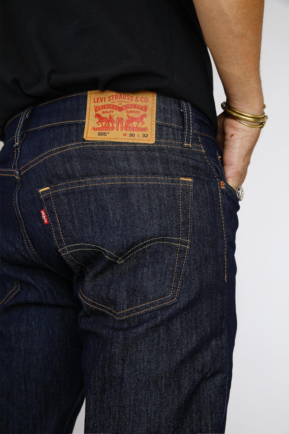 LEVI'S - ג'ינס 505 REGULAR FIT כחול - MASHBIR//365