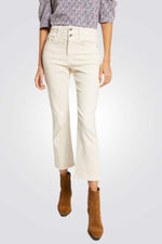 MORGAN - ג'ינס 7/8 בצבע שנהב - MASHBIR//365