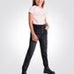 OKAIDI - ג'ינס בגזרת אמא בצבע שחור לילדות - MASHBIR//365 - 1
