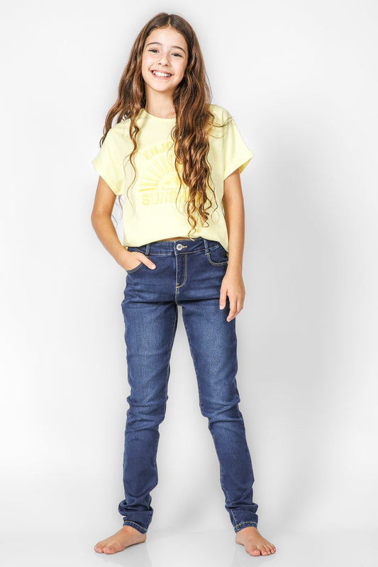 OKAIDI - ג'ינס בגזרת SKINNY ילדות - MASHBIR//365