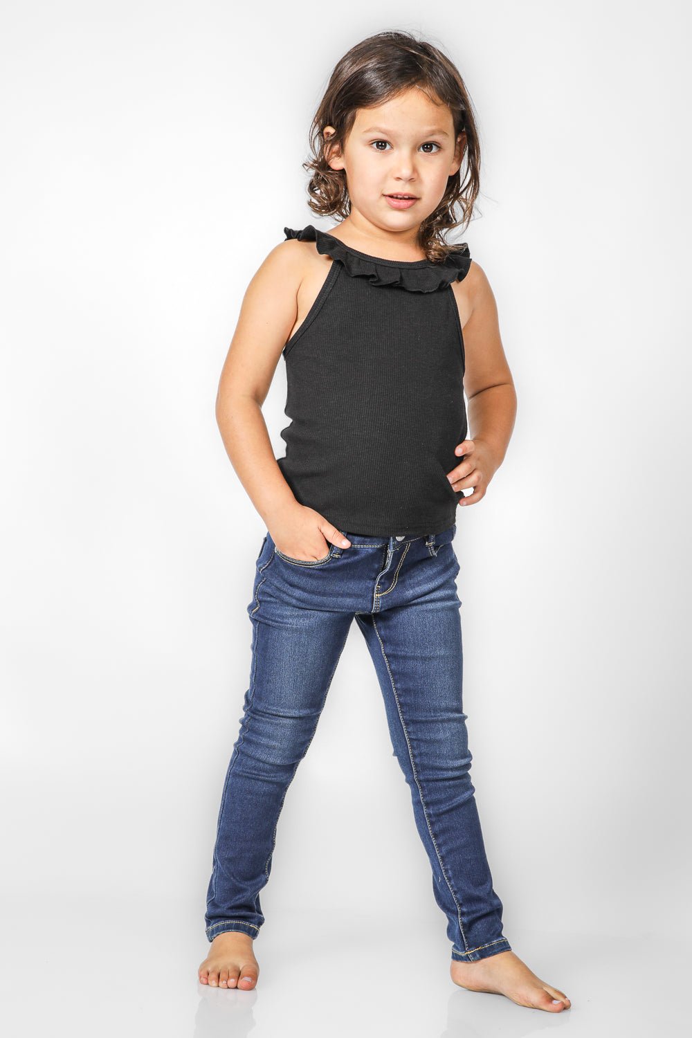 OKAIDI - ג'ינס בגזרת SKINNY ילדות - MASHBIR//365