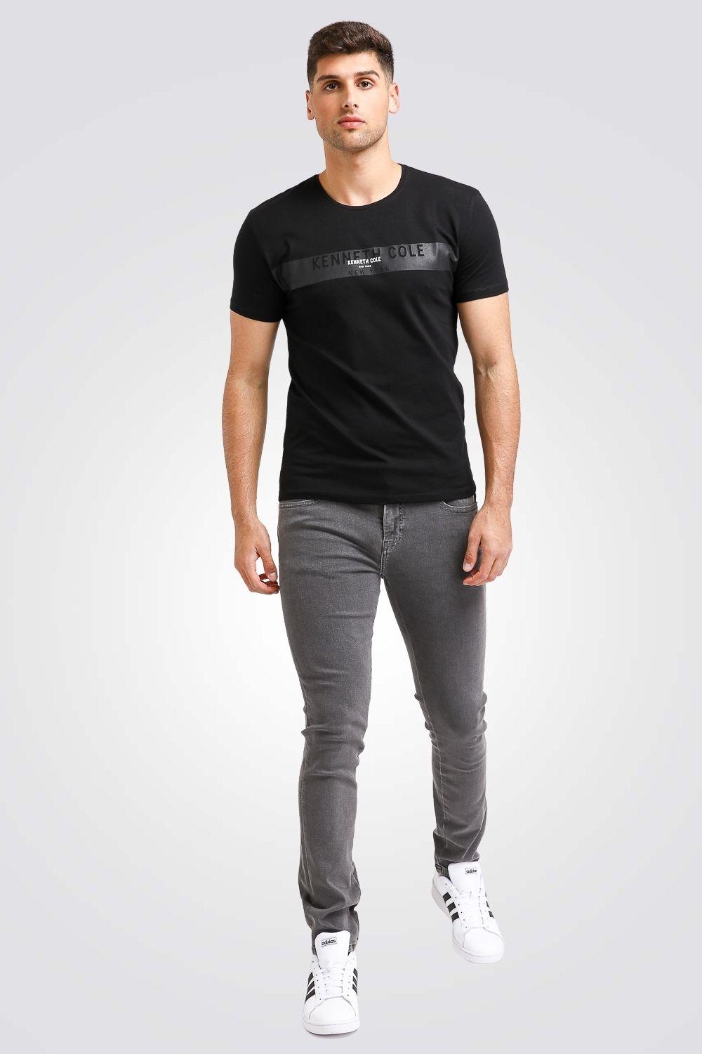 KENNETH COLE - ג'ינס BLEEKER SLIM אפור - MASHBIR//365