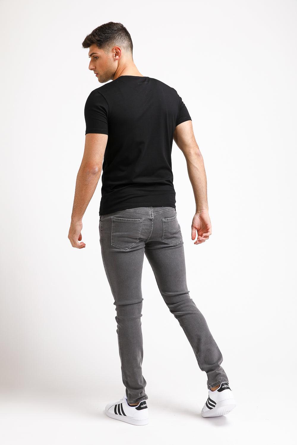 KENNETH COLE - ג'ינס BLEEKER SLIM אפור - MASHBIR//365