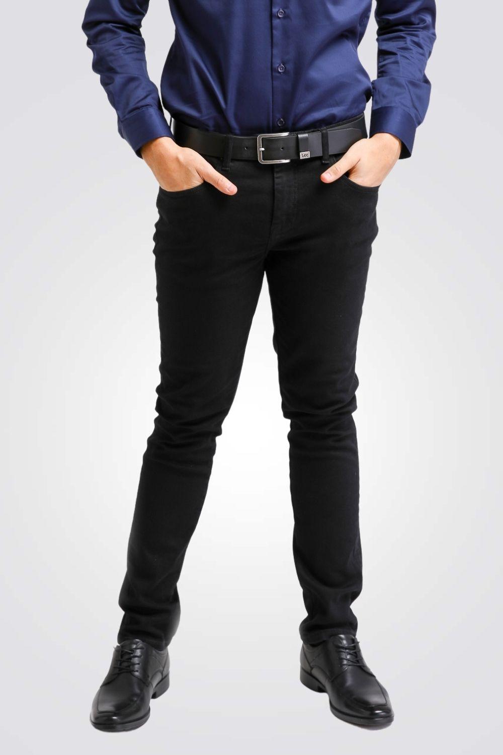 KENNETH COLE - ג'ינס BLEEKER SLIM שחור - MASHBIR//365