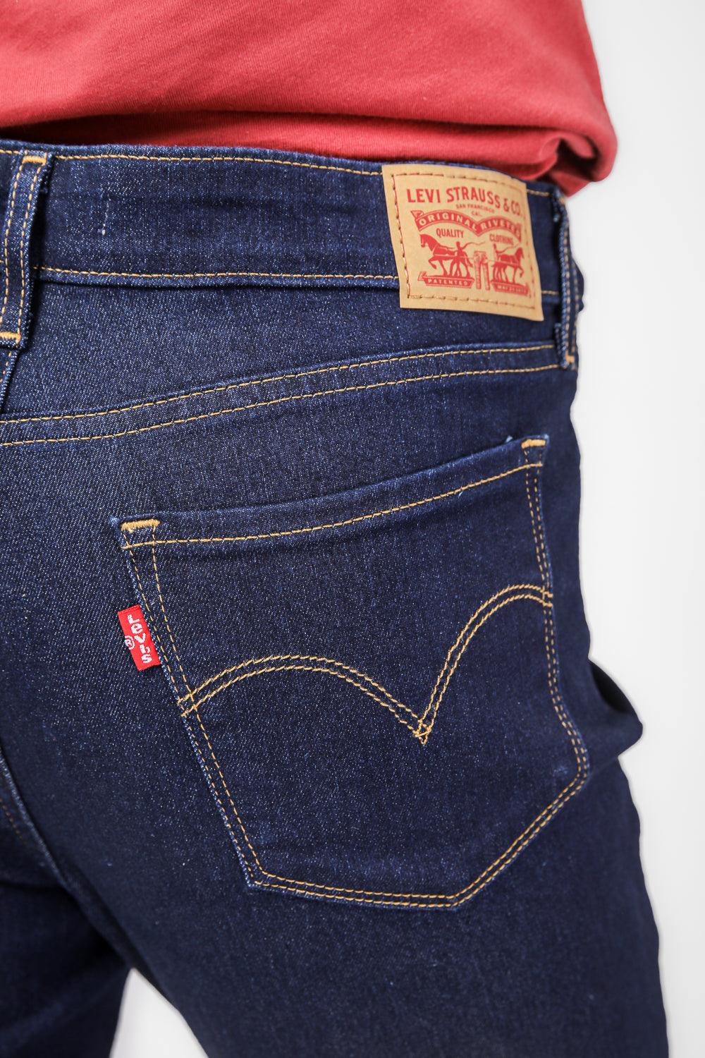 LEVI'S - ג'ינס DARK INDIGO -711 בצבע כחול - MASHBIR//365