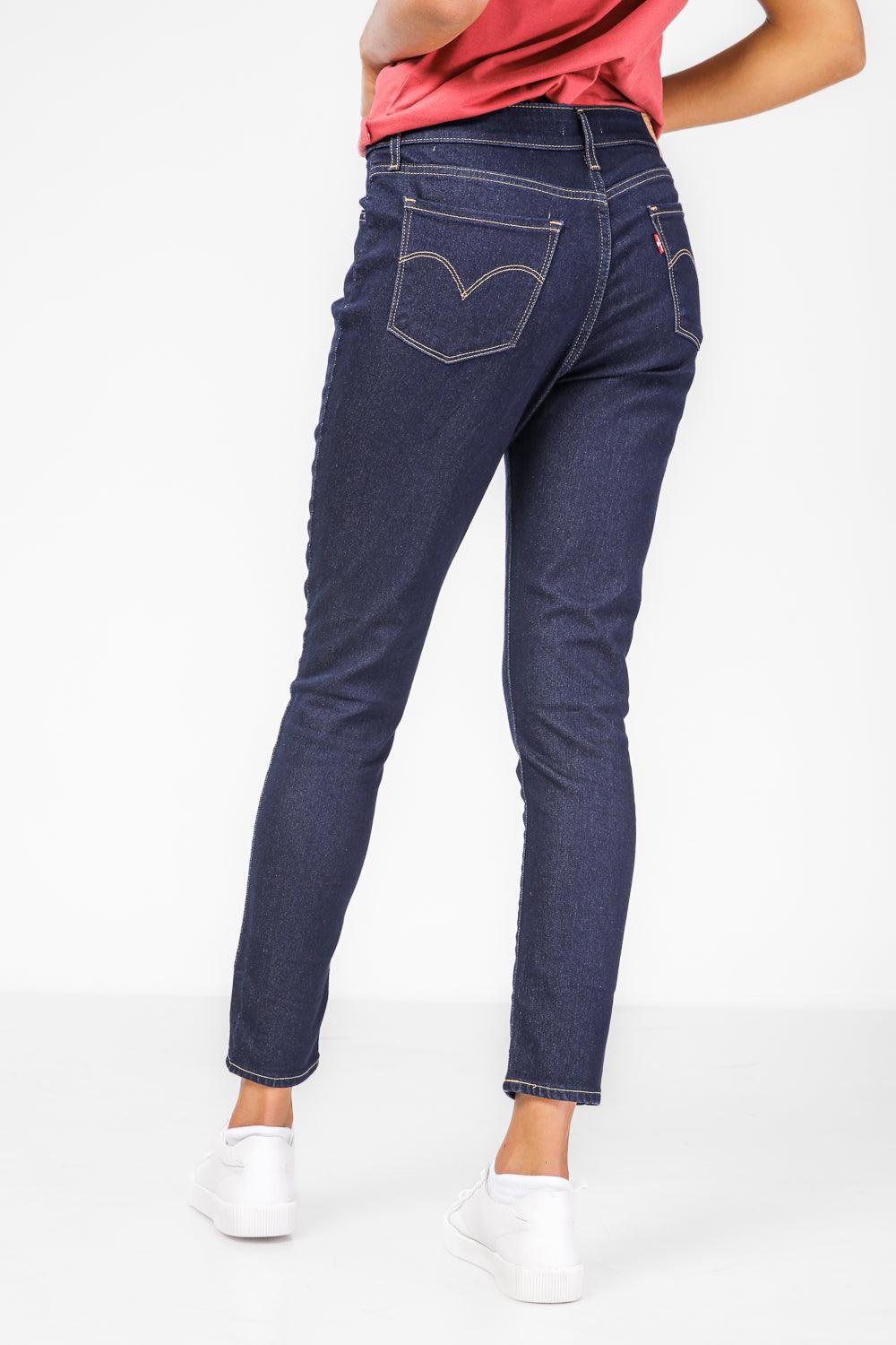 LEVI'S - ג'ינס DARK INDIGO -711 בצבע כחול - MASHBIR//365