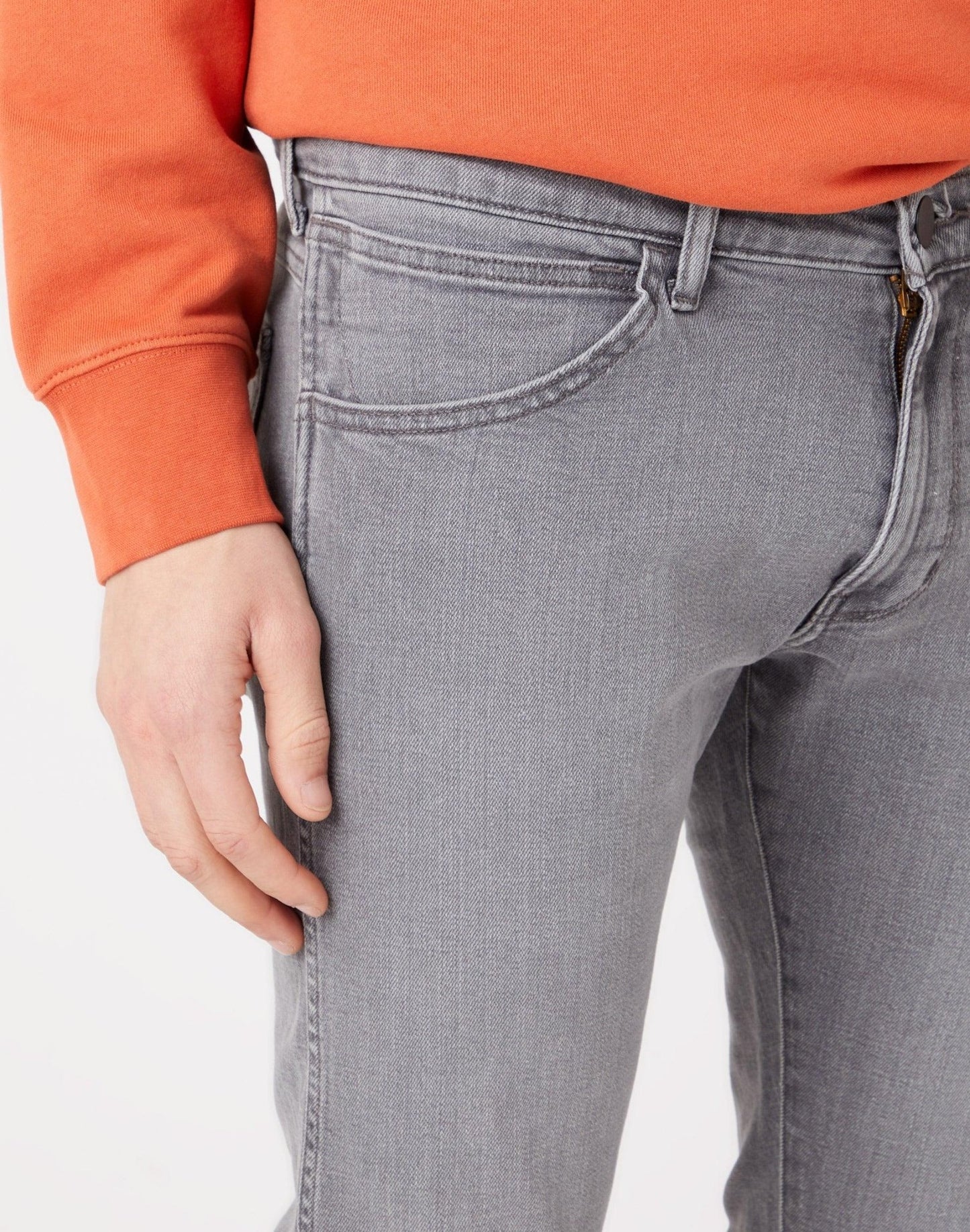 WRANGLER - ג'ינס Denim בצבע אפור ווש - MASHBIR//365