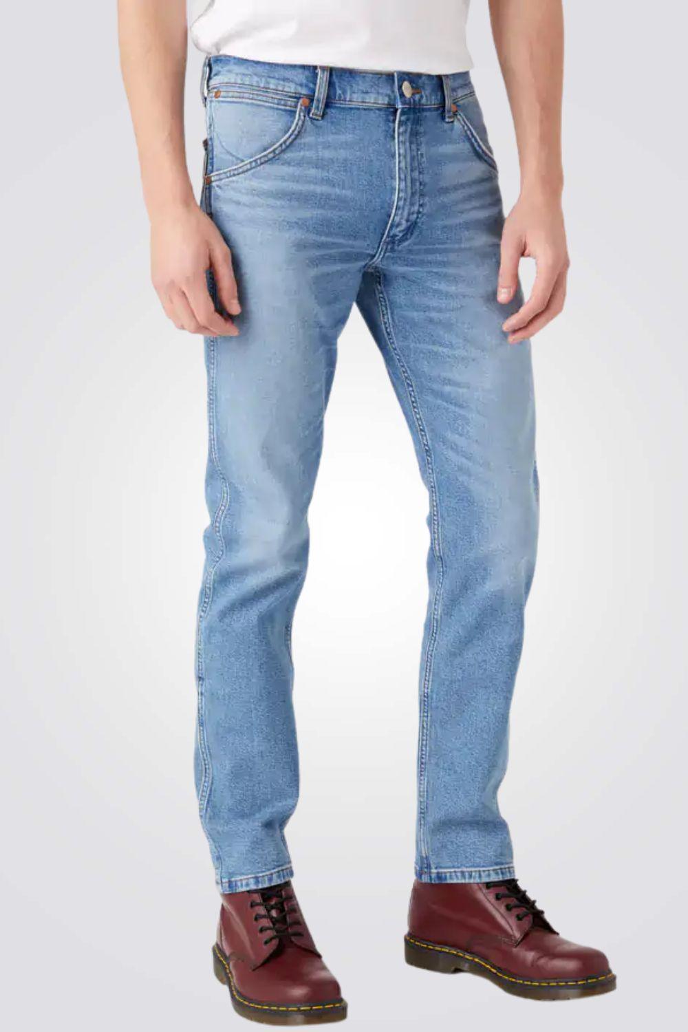 WRANGLER - ג'ינס Denim בצבע כחול בהיר - MASHBIR//365