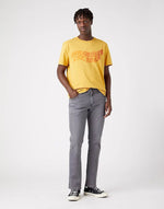 WRANGLER - ג'ינס DENIM חלק בצבע אפור - MASHBIR//365