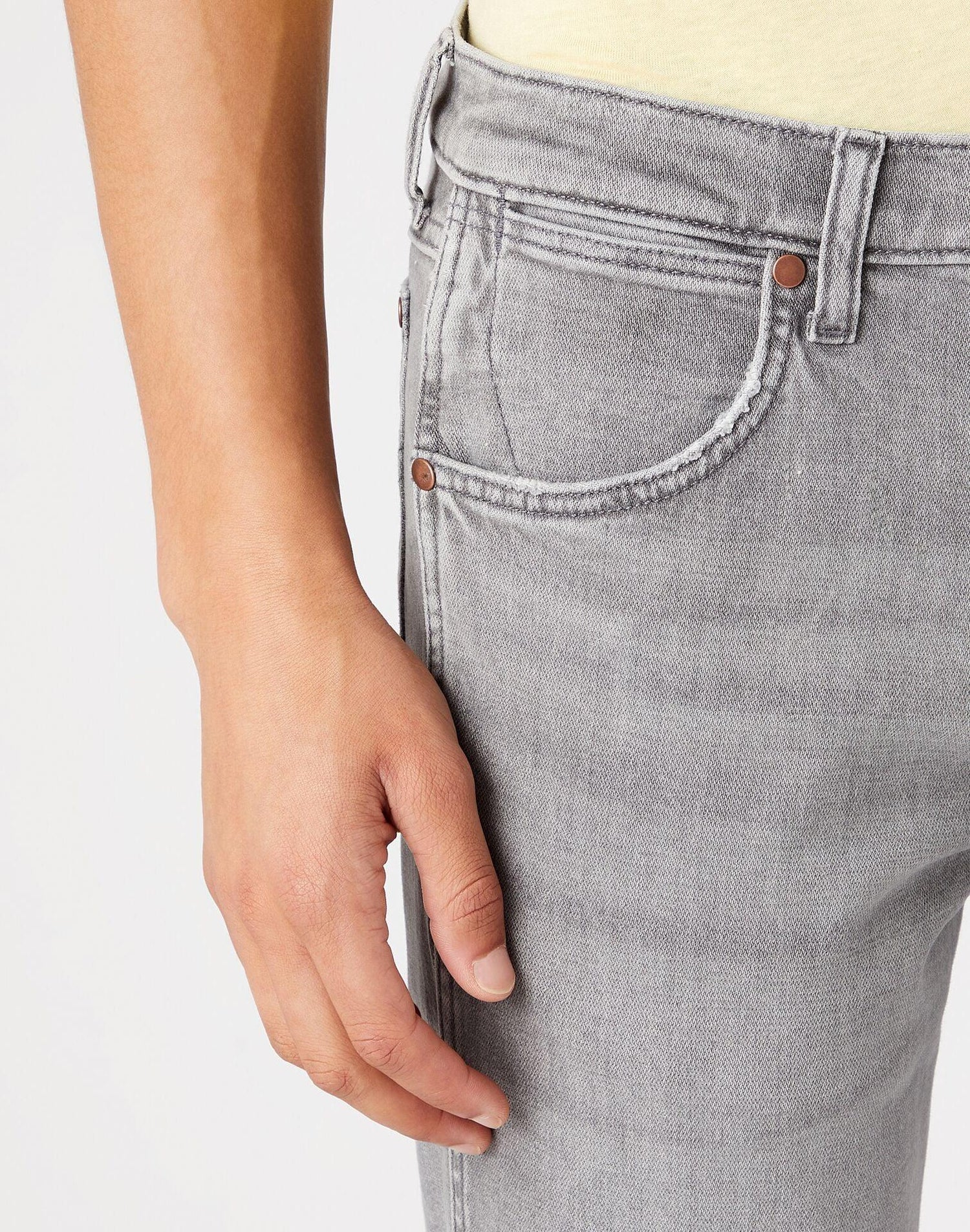 WRANGLER - ג'ינס GREENSBORO אפור - MASHBIR//365