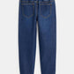 OKAIDI - ג'ינס חגורת קשירה בצבע כחול לילדות - MASHBIR//365 - 3