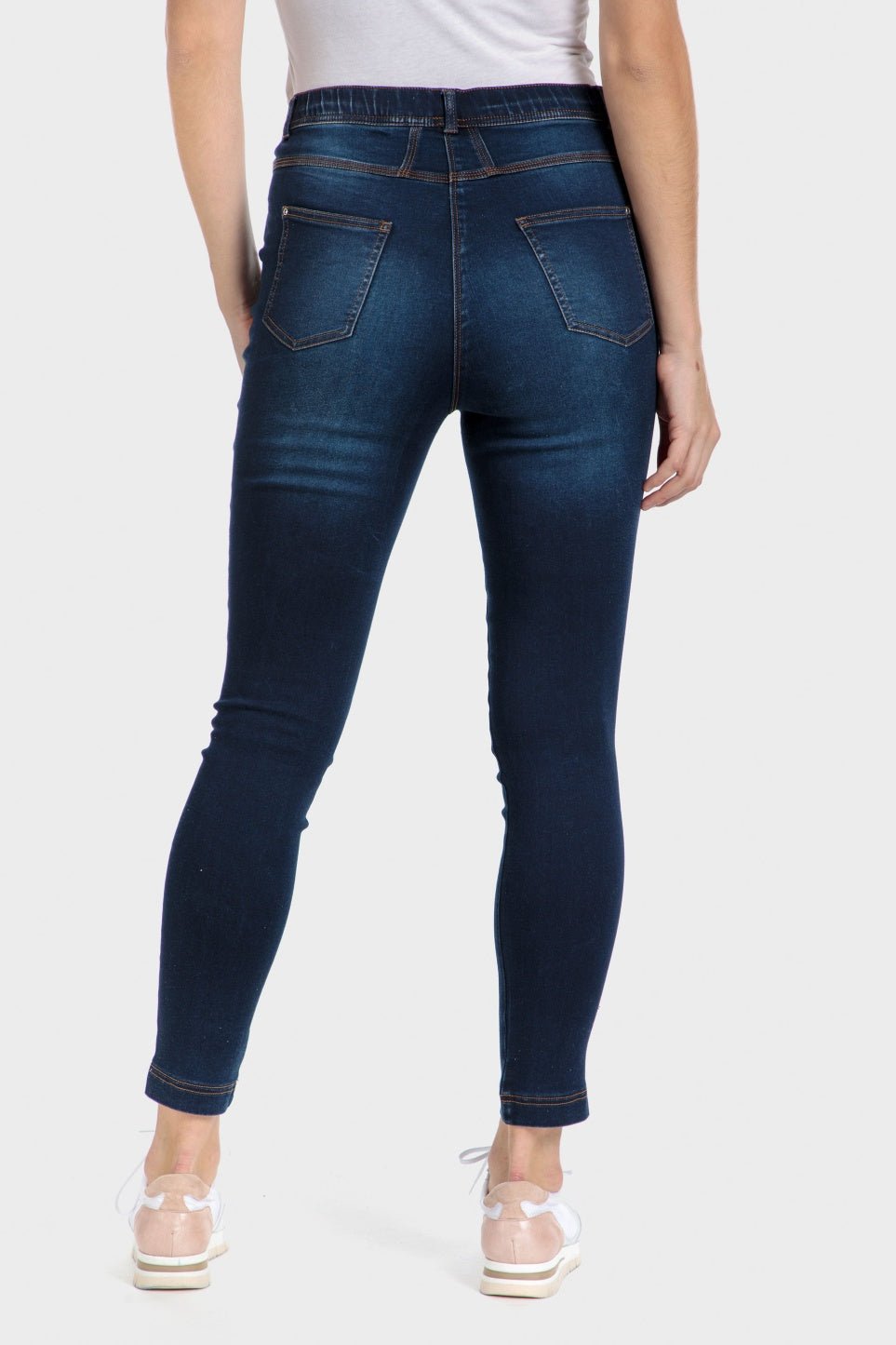 PUNT ROMA - ג'ינס גזרה גבוהה בצבע כחול - MASHBIR//365