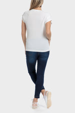 PUNT ROMA - ג'ינס גזרה גבוהה בצבע כחול - MASHBIR//365