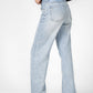 KENNETH COLE - ג'ינס ישר לנשים בצבע כחול בהיר - MASHBIR//365 - 4