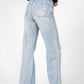 KENNETH COLE - ג'ינס ישר לנשים בצבע כחול בהיר - MASHBIR//365 - 2