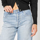KENNETH COLE - ג'ינס ישר לנשים בצבע כחול בהיר - MASHBIR//365 - 8