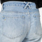 KENNETH COLE - ג'ינס ישר לנשים בצבע כחול בהיר - MASHBIR//365 - 7