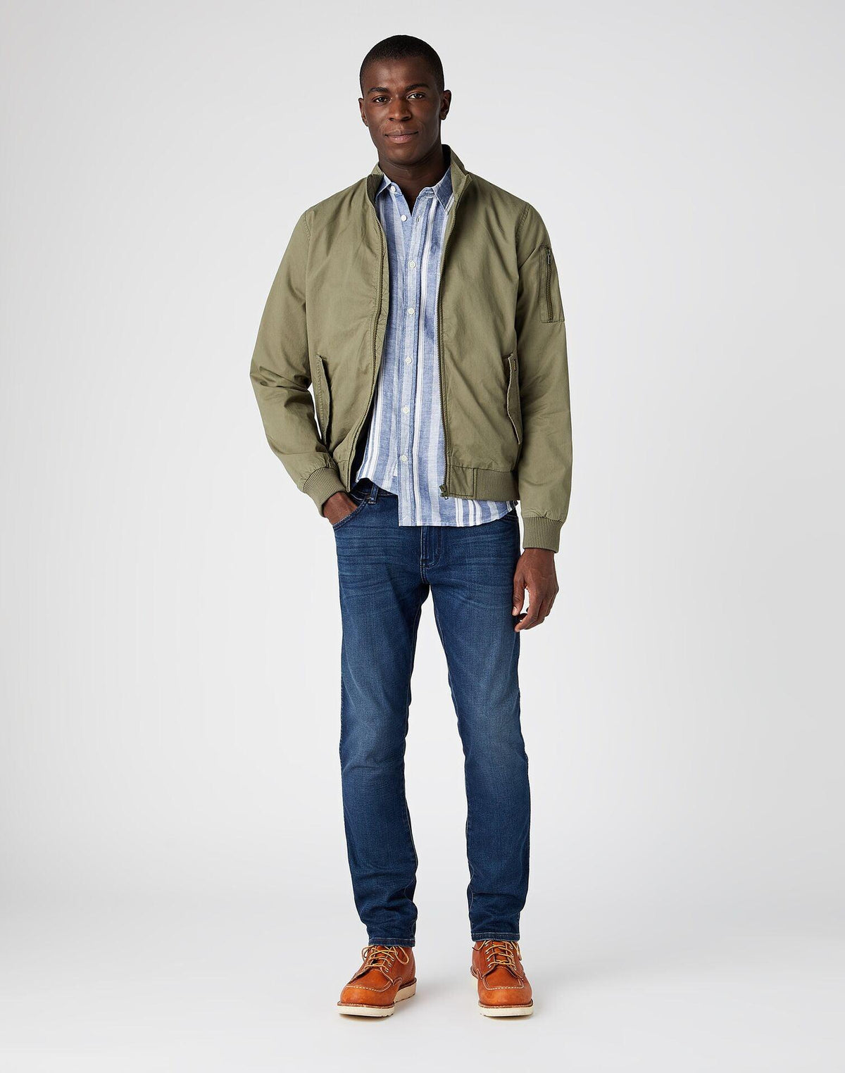 WRANGLER - ג'ינס LARSTON כחול - MASHBIR//365