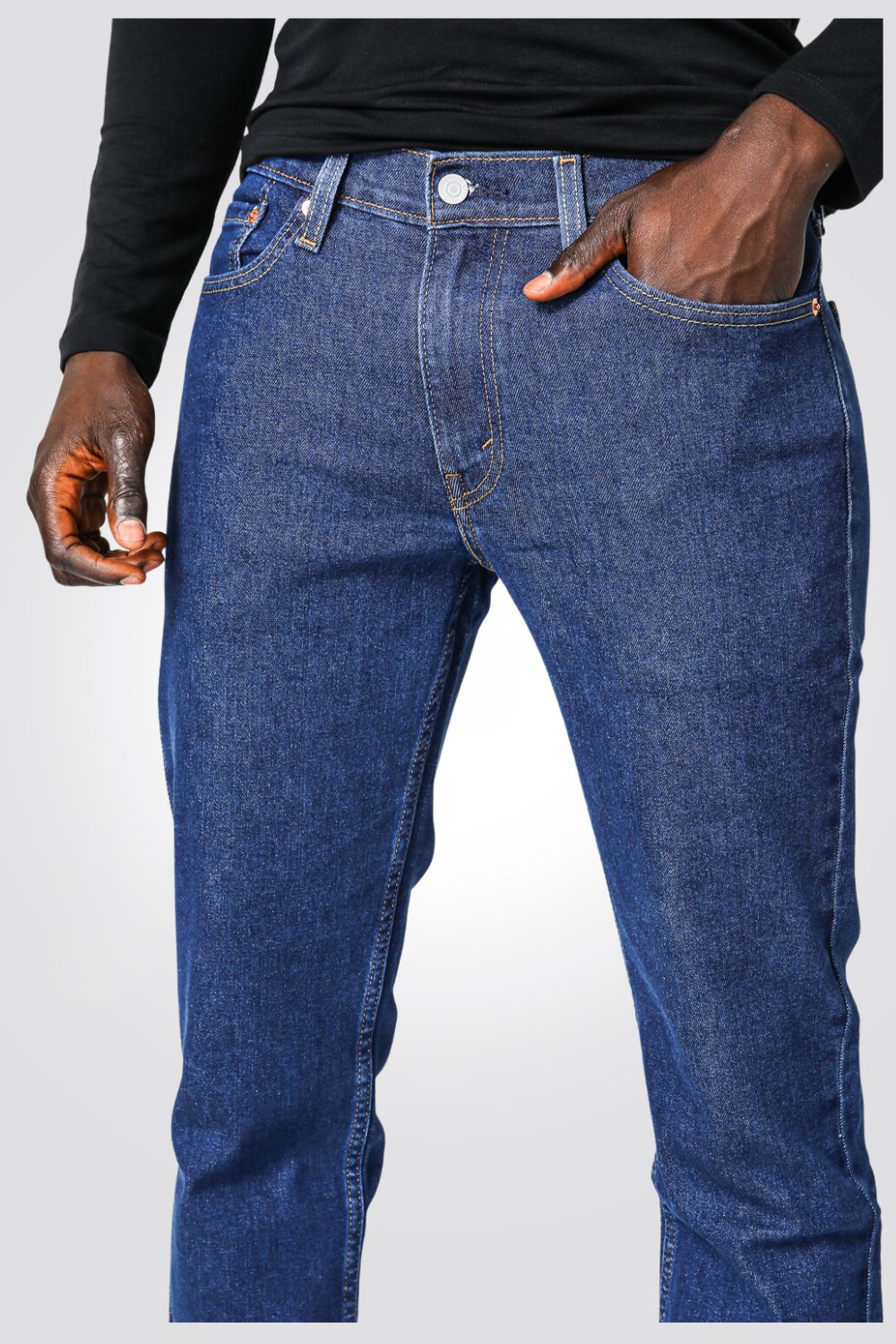 LEVI'S - ג'ינס לגברים INDIGO-POCKETS בצבע כחול כהה - MASHBIR//365