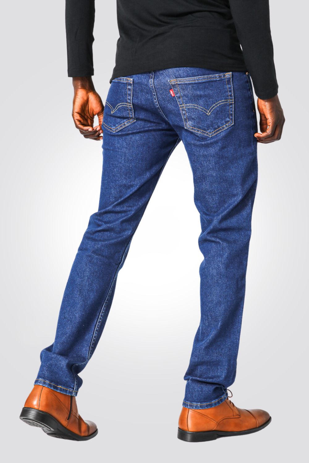 LEVI'S - ג'ינס לגברים INDIGO-POCKETS בצבע כחול כהה - MASHBIR//365