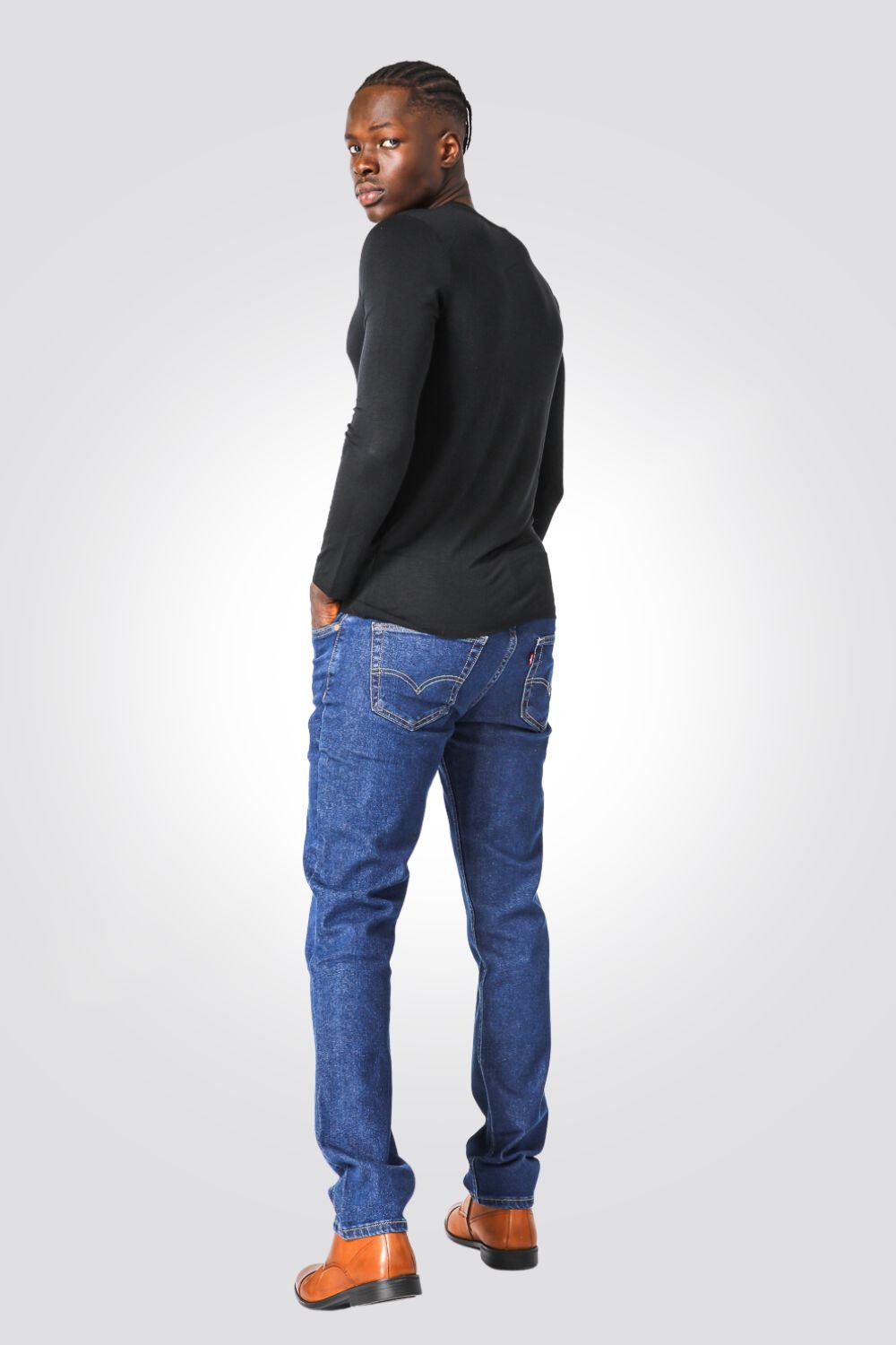 LEVI'S - ג'ינס לגברים INDIGO-POCKETS בצבע כחול כהה - MASHBIR//365