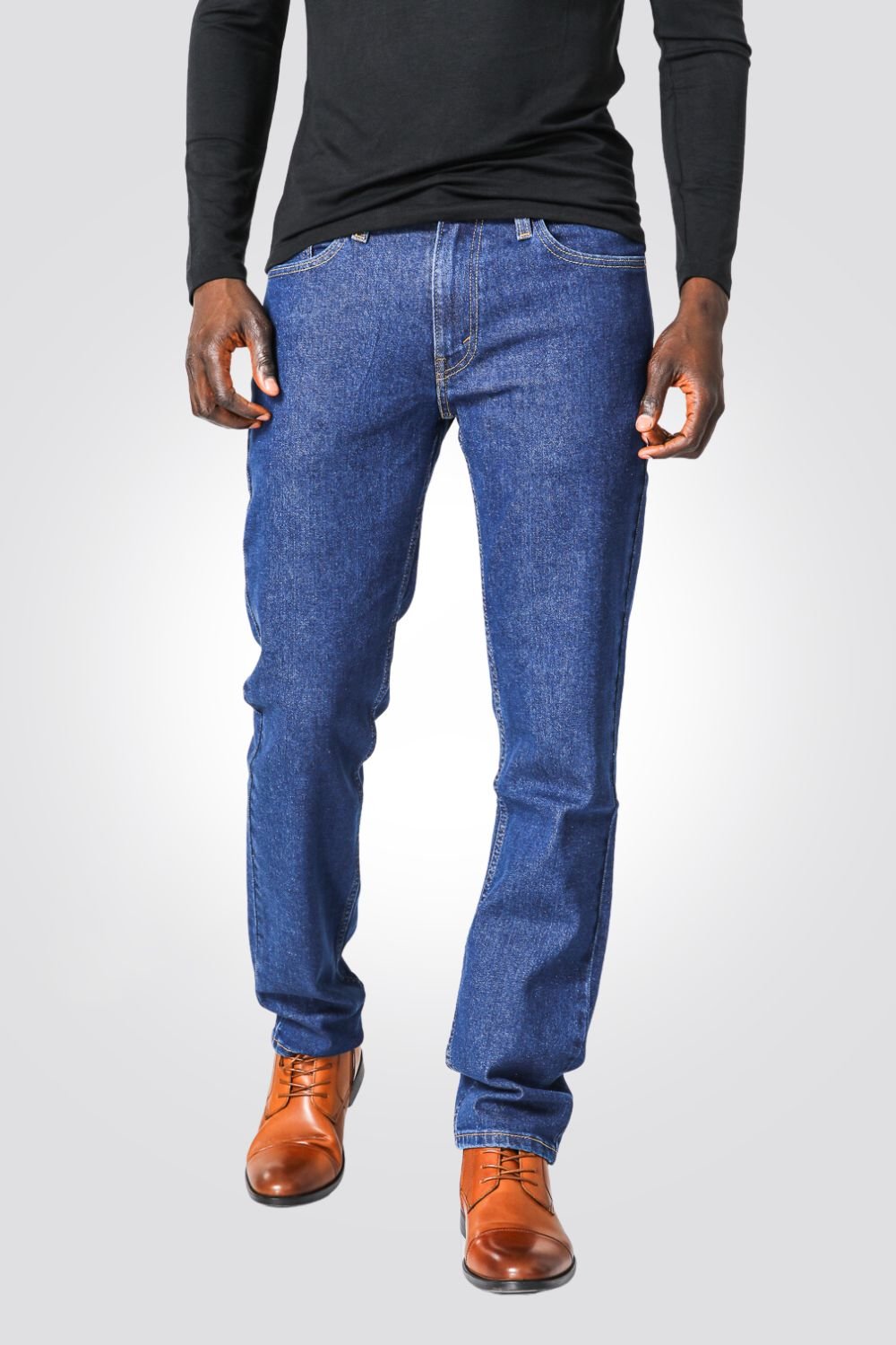 LEVI'S - ג'ינס לגברים INDIGO-POCKETS בצבע כחול כהה - MASHBIR//365