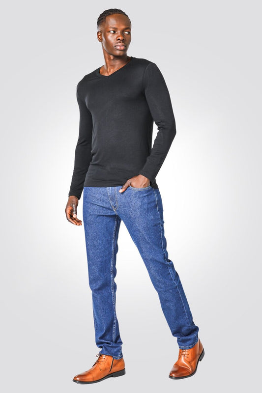 LEVI'S - ג'ינס לגברים INDIGO-POCKETS בצבע כחול כהה - MASHBIR//365