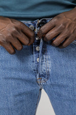 LEVI'S - ג'ינס לגברים STONEWASH 193 בצבע כחול - MASHBIR//365