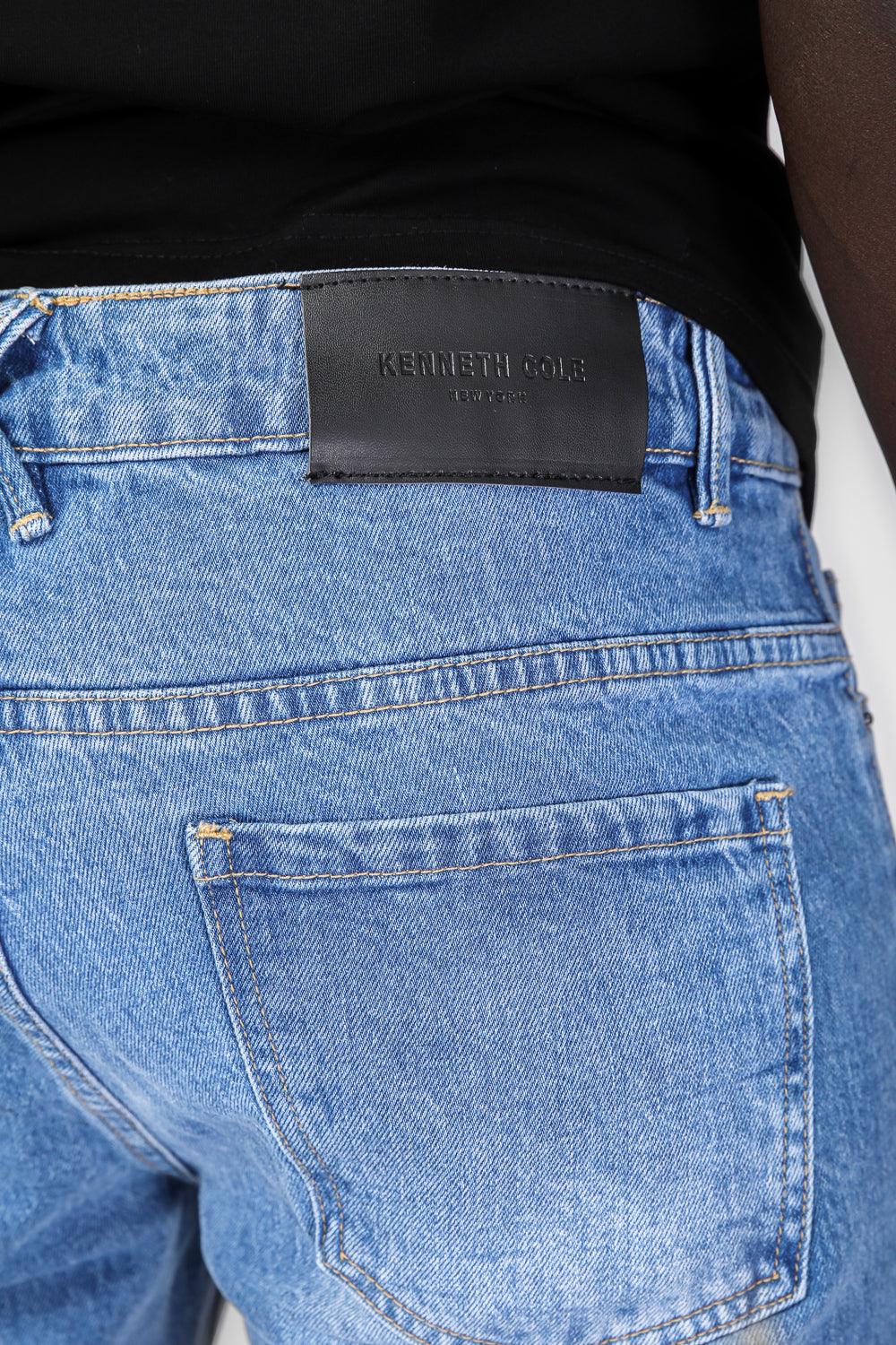 KENNETH COLE - ג'ינס לייקרה בצבע כחול - MASHBIR//365