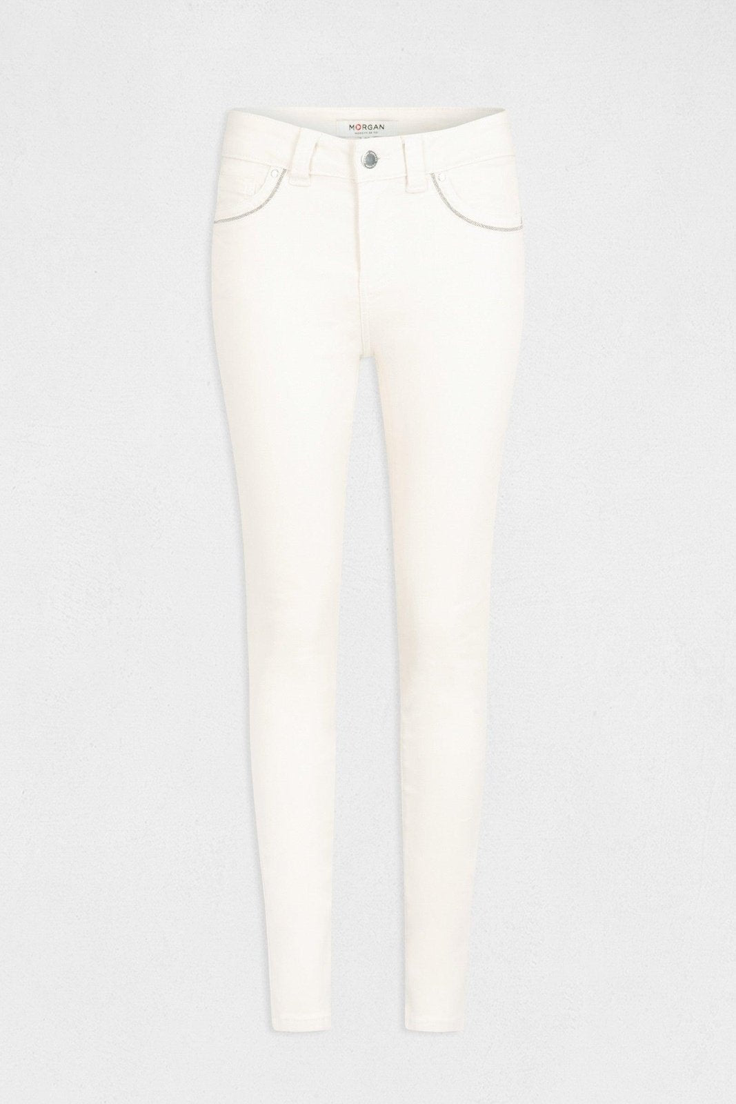 MORGAN - ג'ינס לנשים בצבע בז' - MASHBIR//365