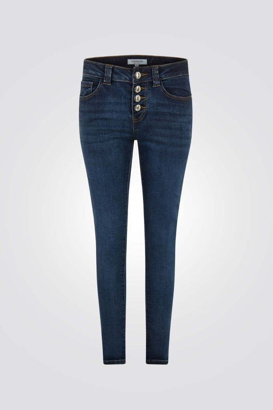 MORGAN - ג'ינס לנשים בצבע כחול - MASHBIR//365