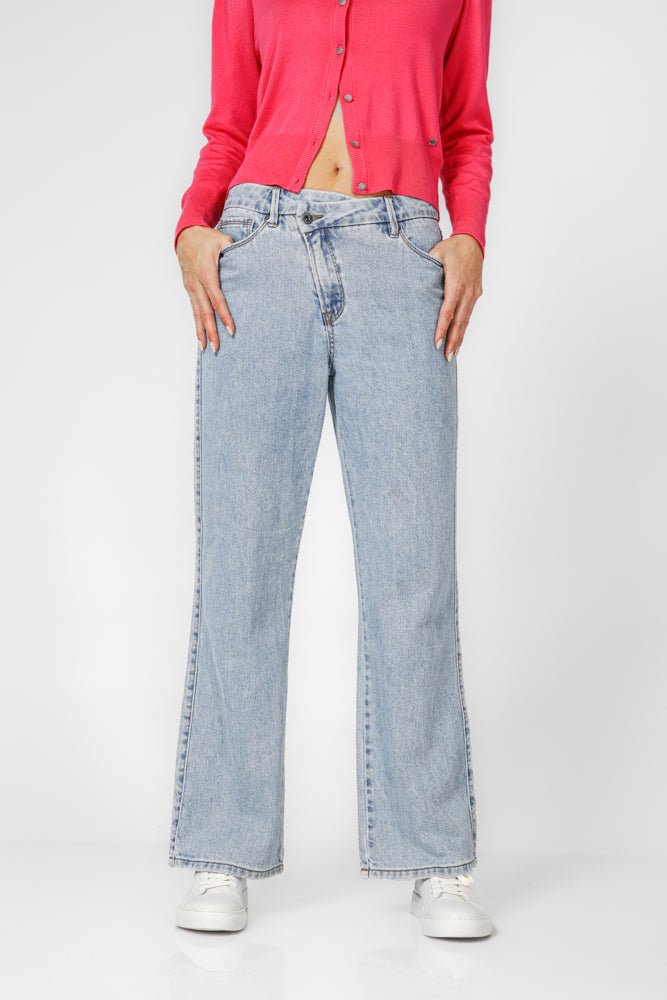 KENNETH COLE - ג'ינס לנשים בצבע כחול בהיר - MASHBIR//365