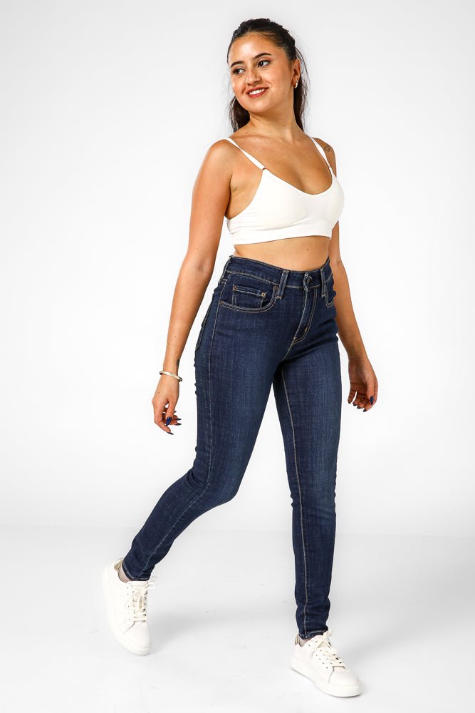 LEVI'S - ג'ינס לנשים DARK INDIGO-721 HIGH RISE בצבע כחול - MASHBIR//365