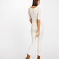 MORGAN - ג'ינס עם פרטי תכשיט בצבע שנהב - MASHBIR//365 - 3