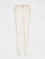 MORGAN - ג'ינס עם פרטי תכשיט בצבע שנהב - MASHBIR//365