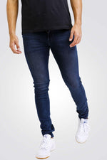 LEE - גינס MALONE SKINNY כחול כהה - MASHBIR//365