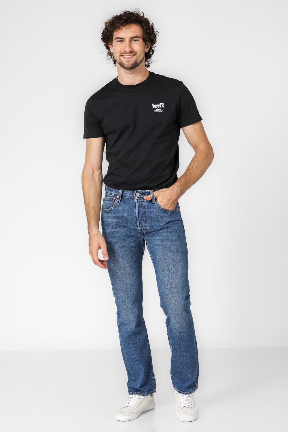 LEVI'S - ג'ינס MED INDIGO 501 בצבע כחול - MASHBIR//365